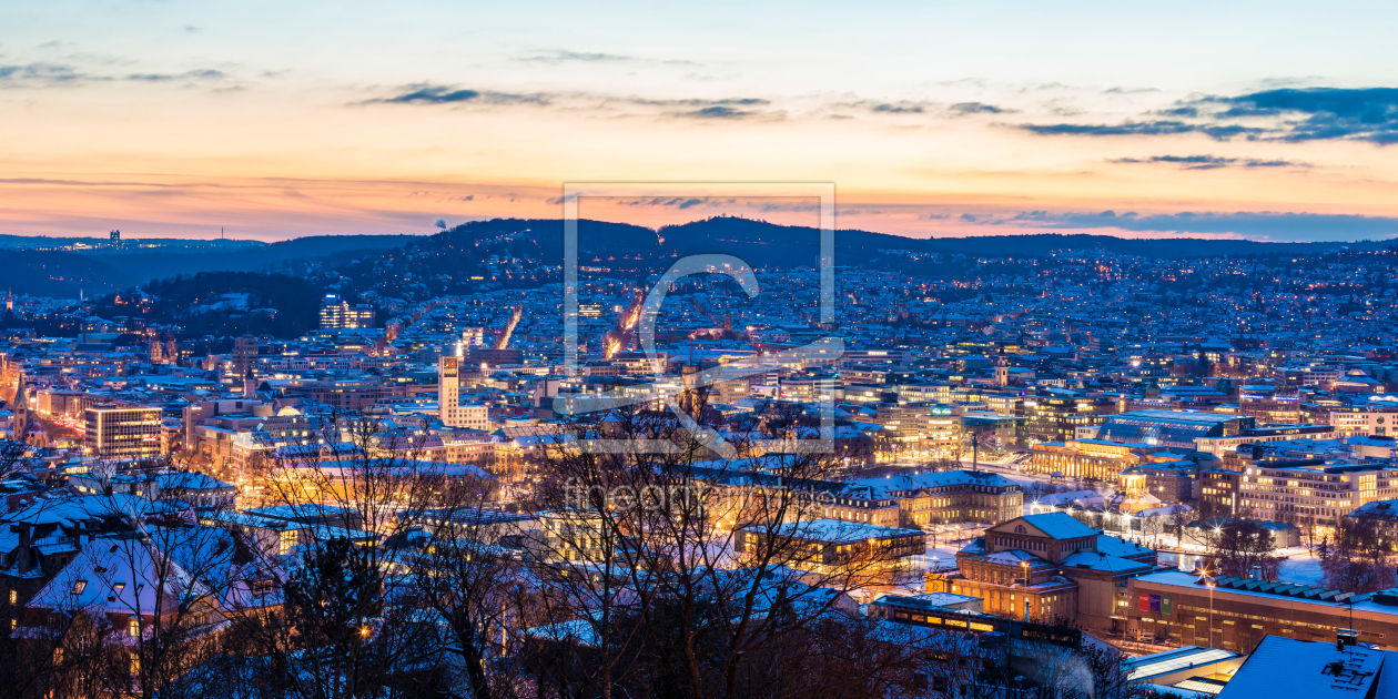 Bild-Nr.: 12413282 Stuttgart im Winter erstellt von dieterich