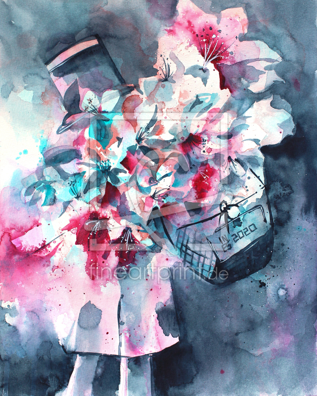 Bild-Nr.: 12416002 The Flower Magician -  Ines Opaska erstellt von InesOpaskaArt