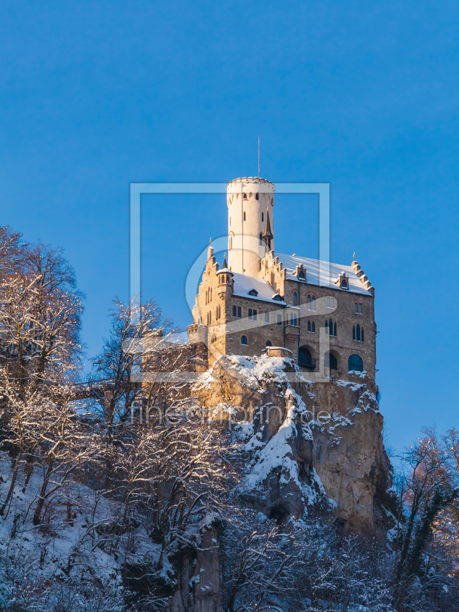 Bild-Nr.: 12416872 Schloss Lichtenstein im Winter erstellt von dieterich