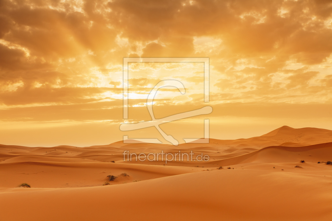 Bild-Nr.: 12423496 Sanddünen in der Erg Chebbi Wüste in Marokko erstellt von KundenNr-360966