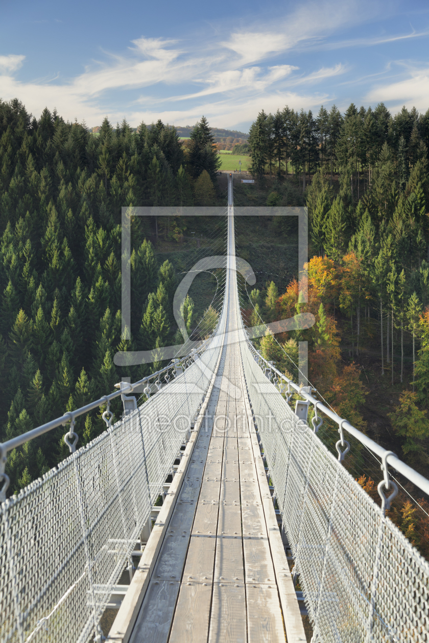 Bild-Nr.: 12423909 Hängeseilbrücke Geierlay auf dem Hunsrück in Rhein erstellt von KundenNr-360966