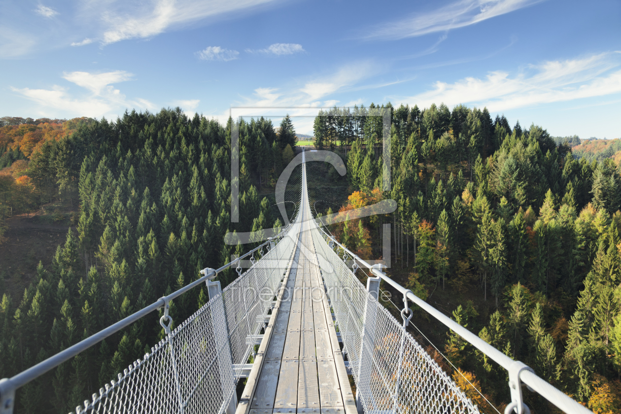 Bild-Nr.: 12423910 Hängeseilbrücke Geierlay auf dem Hunsrück in Rhein erstellt von KundenNr-360966