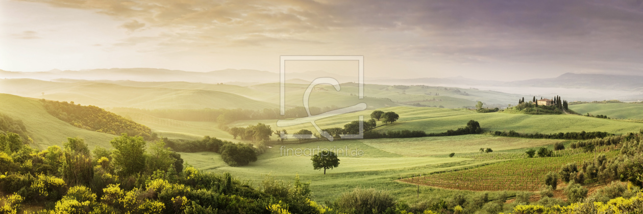 Bild-Nr.: 12424170 Sonnenaufgang im Val d\'Orcia erstellt von KundenNr-360966