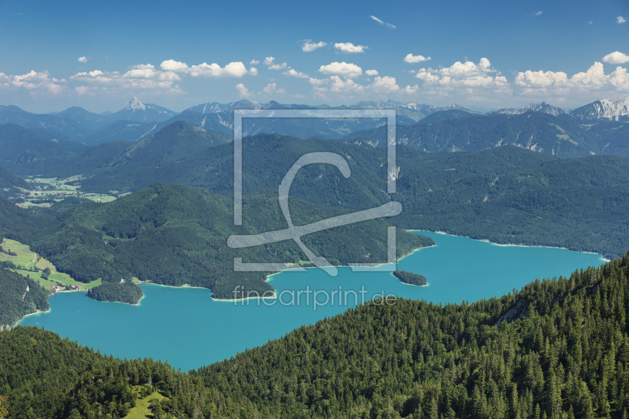 Bild-Nr.: 12424179 Walchensee mit Karwendelgebirge erstellt von KundenNr-360966