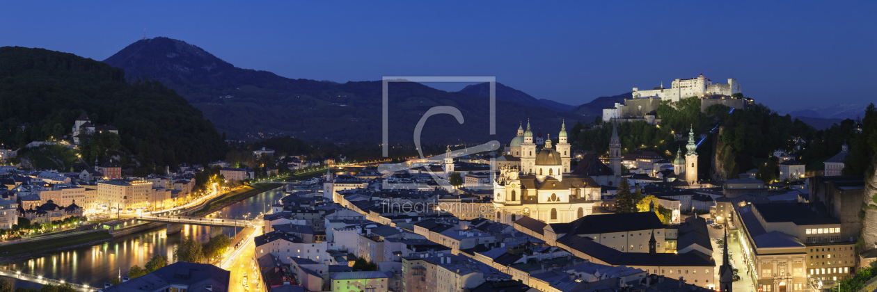 Bild-Nr.: 12427994 Altstadt von Salzburg mit Festung Hohensalzburg  erstellt von KundenNr-360966