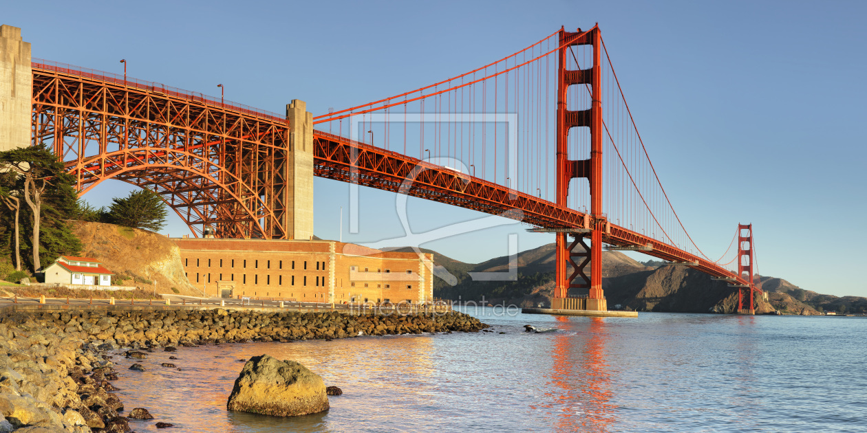 Bild-Nr.: 12427999 Golden Gate Bridge bei Sonnenaufgang erstellt von KundenNr-360966