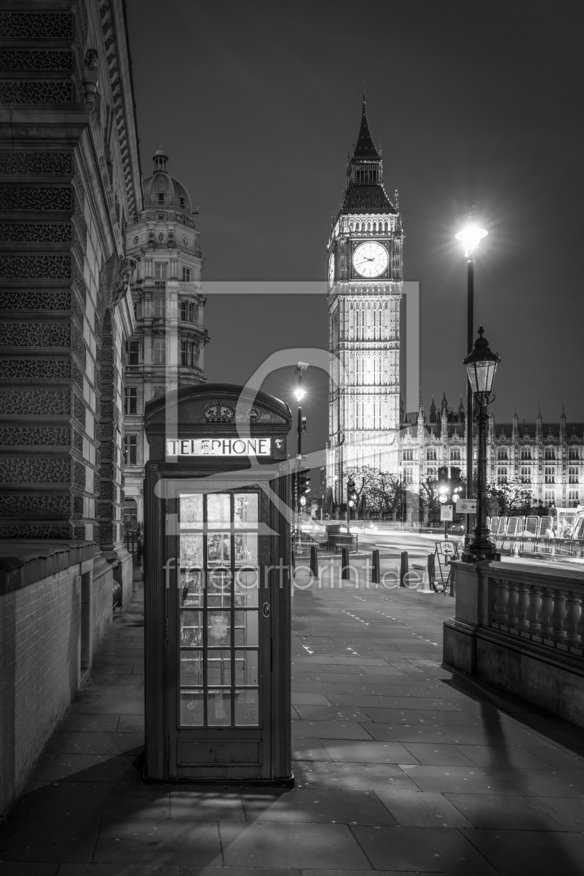 Bild-Nr.: 12432097 Telefonzelle und Big Ben in London erstellt von eyetronic