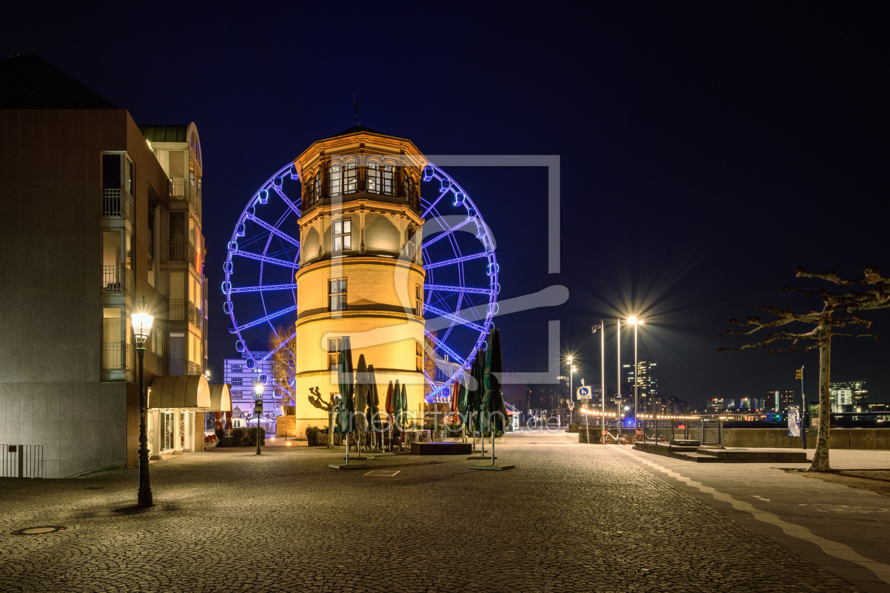 Bild-Nr.: 12436482 Schlossturm und Riesenrad in Düsseldorf erstellt von Michael Valjak