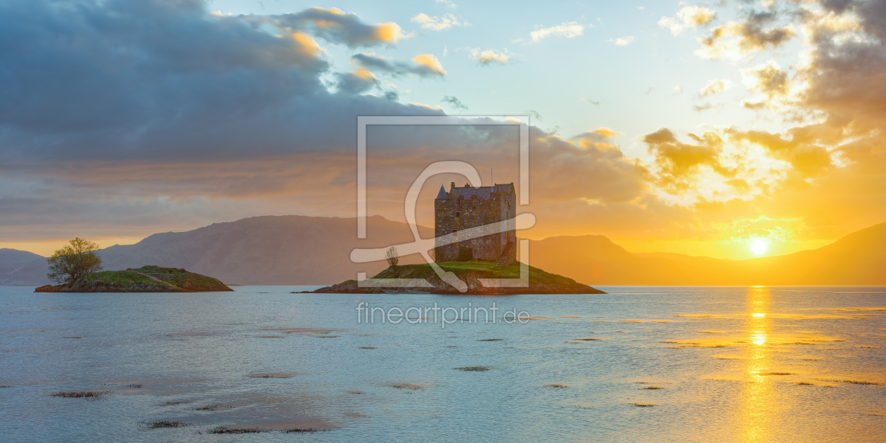 Bild-Nr.: 12438443 Castle Stalker in Schottland erstellt von Michael Valjak