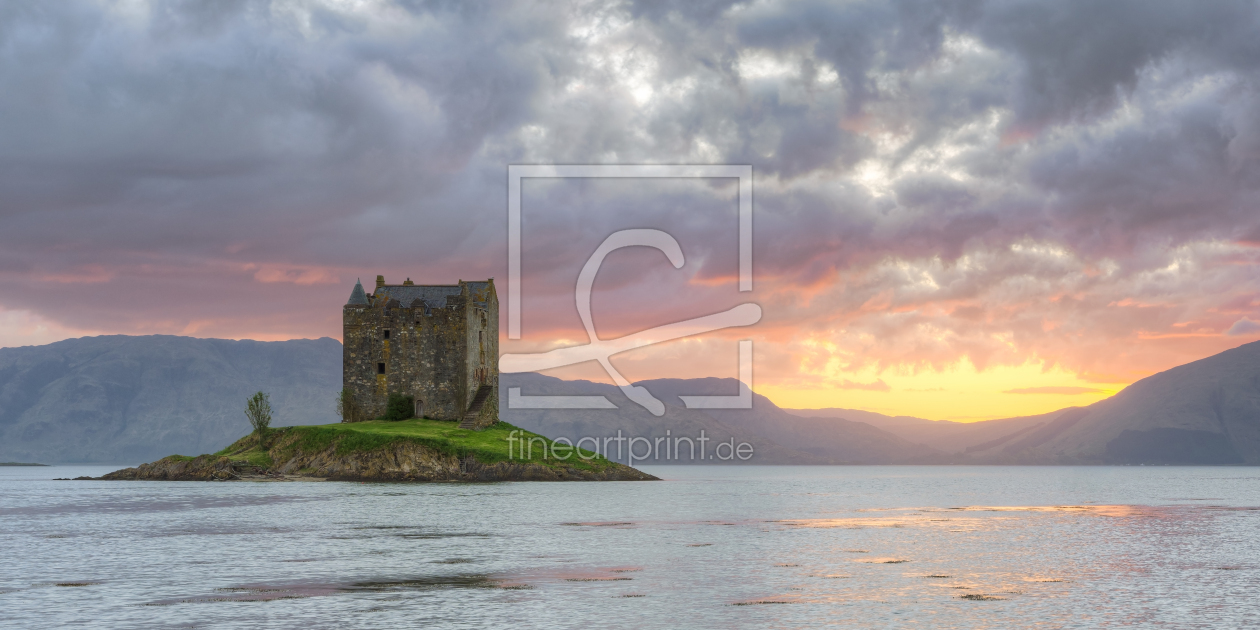 Bild-Nr.: 12438591 Castle Stalker in den Highlands erstellt von Michael Valjak