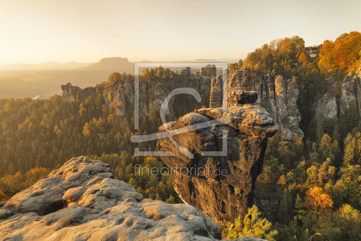 Bild-Nr.: 12441441 Wehlnadel bei Sonnenaufgang  erstellt von KundenNr-360966