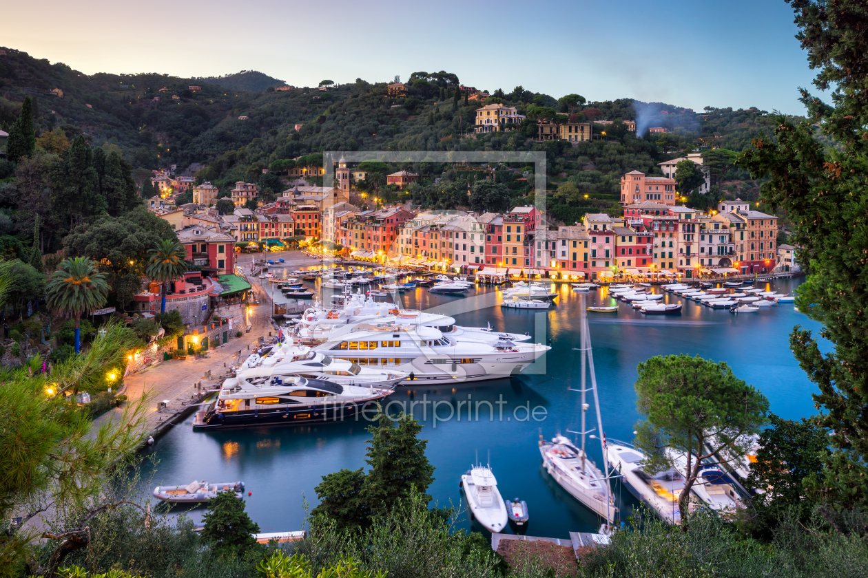 Bild-Nr.: 12446713 Portofino am Abend erstellt von eyetronic