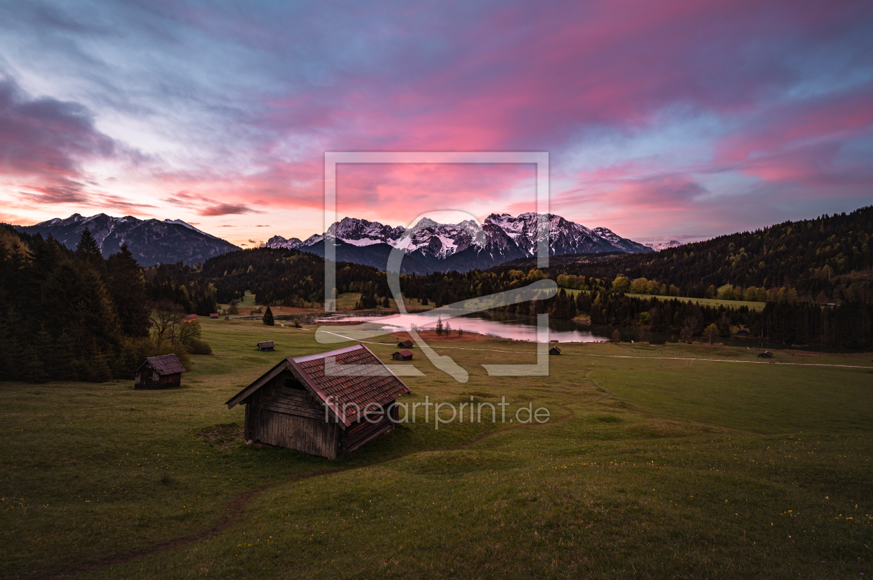 Bild-Nr.: 12450897 Sonnenaufgang am Geroldsee erstellt von sebileiste