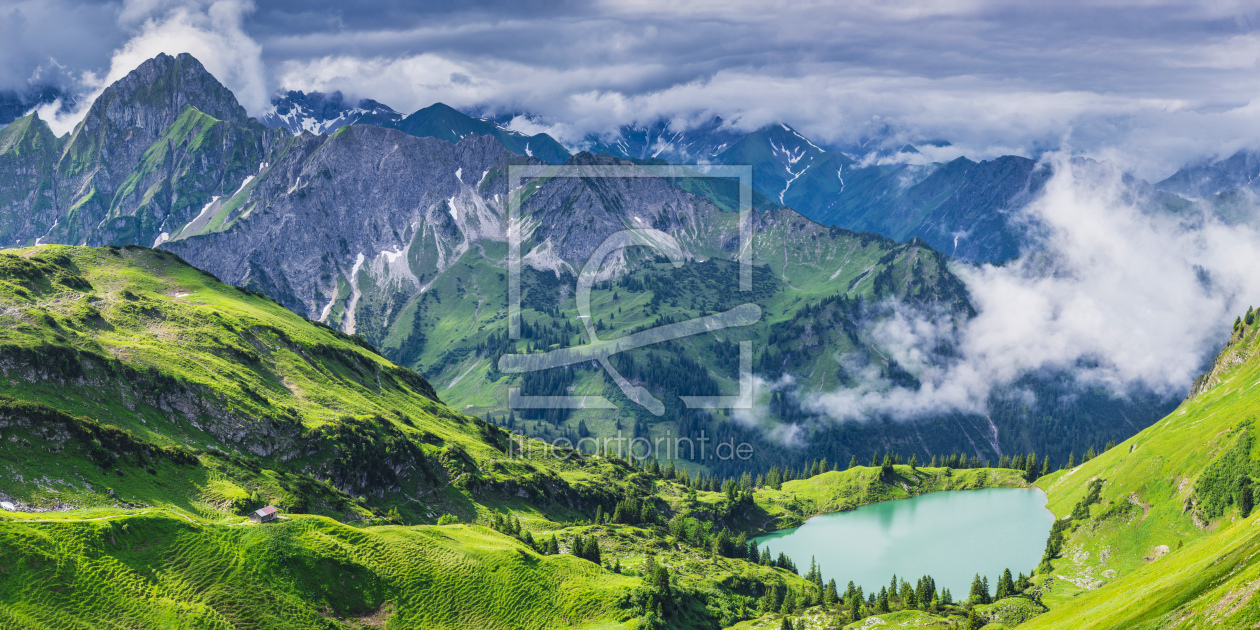 Bild-Nr.: 12454377 Höfats und Seealpsee erstellt von Walter G. Allgöwer