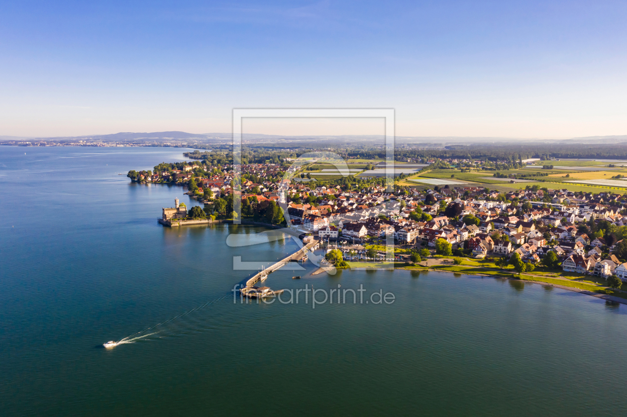 Bild-Nr.: 12461591 Langenargen am Bodensee aus der Vogelperspektive erstellt von dieterich