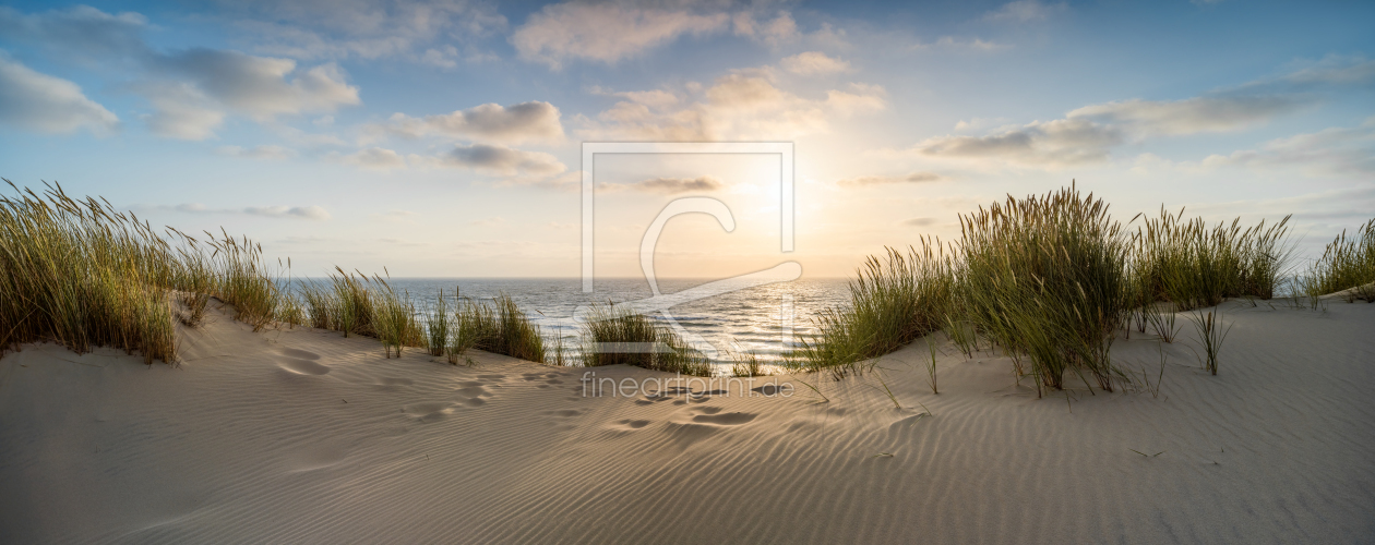 Bild-Nr.: 12463926 Sonnenuntergang am Dünenstrand erstellt von eyetronic
