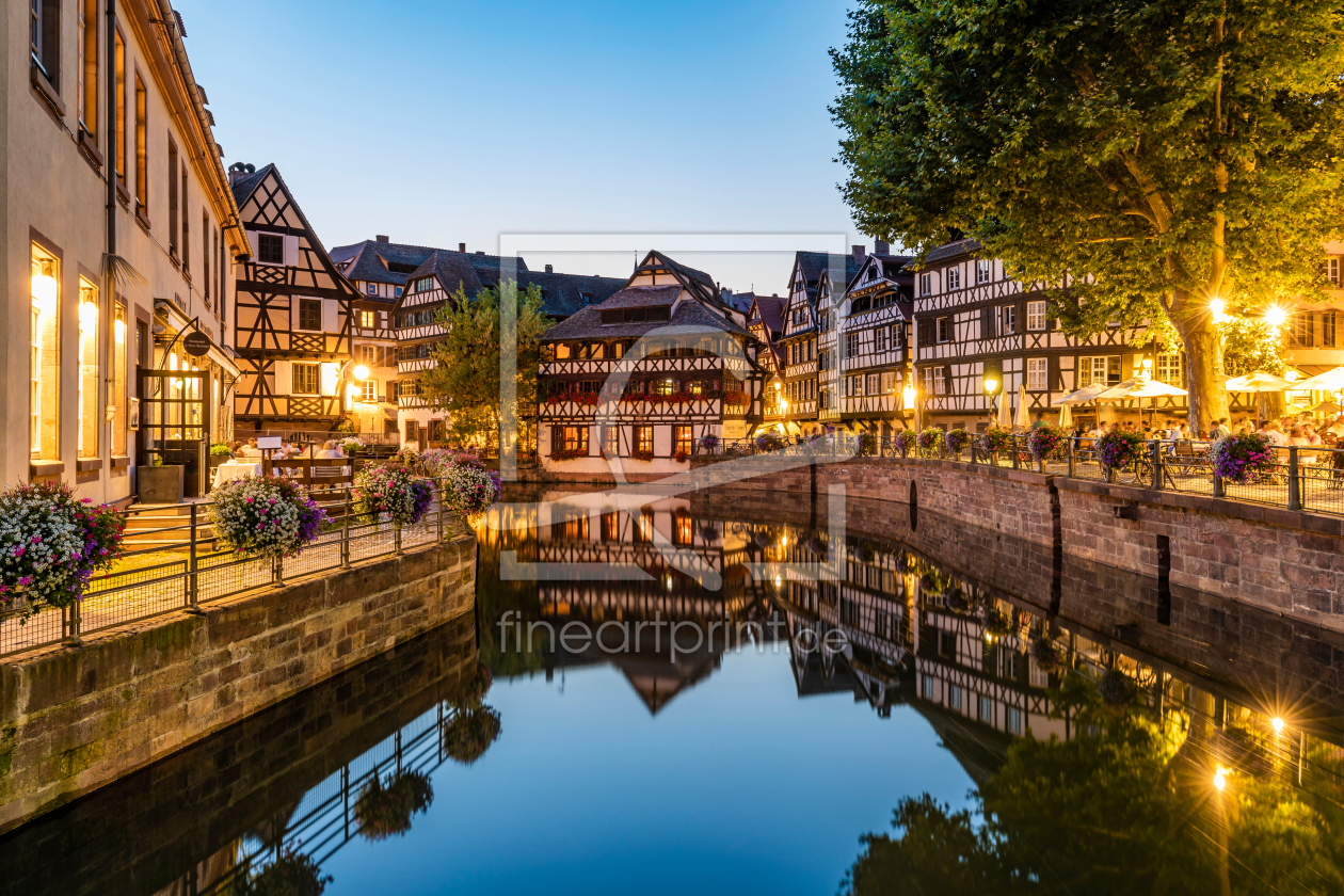 Bild-Nr.: 12464428 La Petite France in Straßburg am Abend erstellt von dieterich