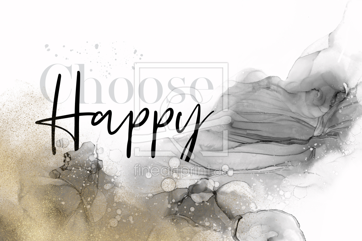 Bild-Nr.: 12465891 ALCOHOL INK Choose happy erstellt von Melanie Viola