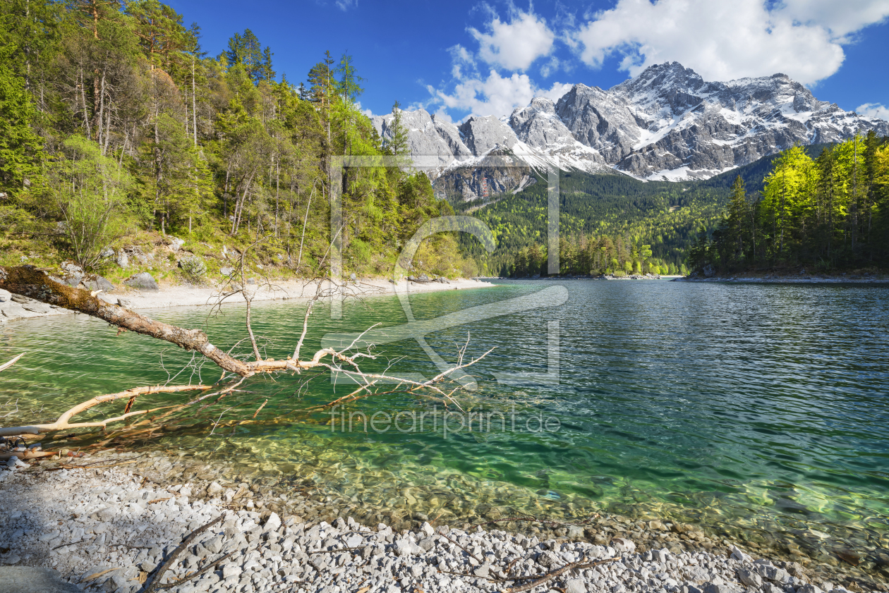 Bild-Nr.: 12467370 Eibsee und Zugspitze im Frühling erstellt von Andreas Föll