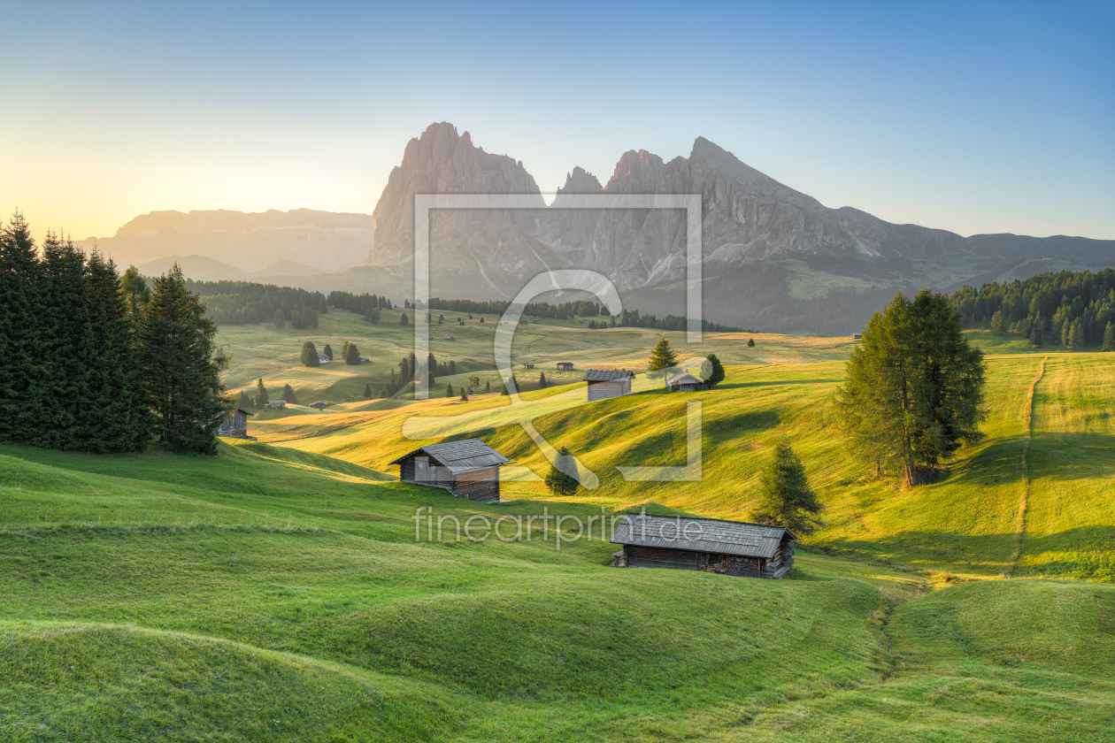 Bild-Nr.: 12472764 Sommermorgen auf der Seiser Alm erstellt von Michael Valjak