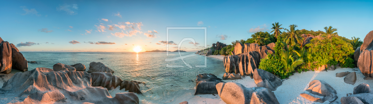 Bild-Nr.: 12473707 Sonnenuntergang auf La Digue erstellt von eyetronic