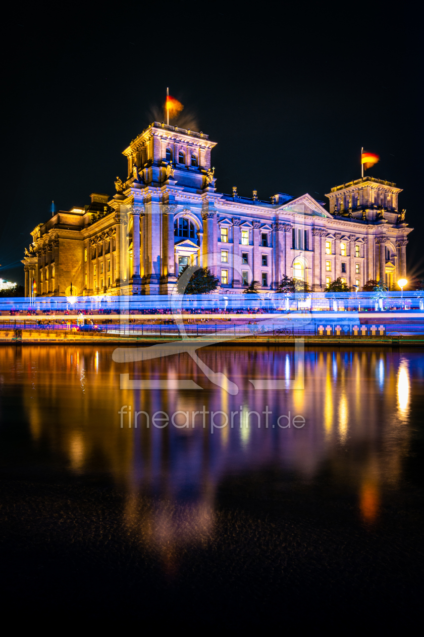 Bild-Nr.: 12496643 Reichstag zur blauen Stunde erstellt von Thomas Bulgrin
