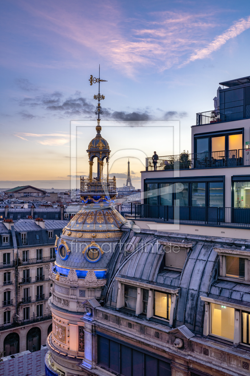 Bild-Nr.: 12504596 Sonnenuntergang über Paris erstellt von eyetronic