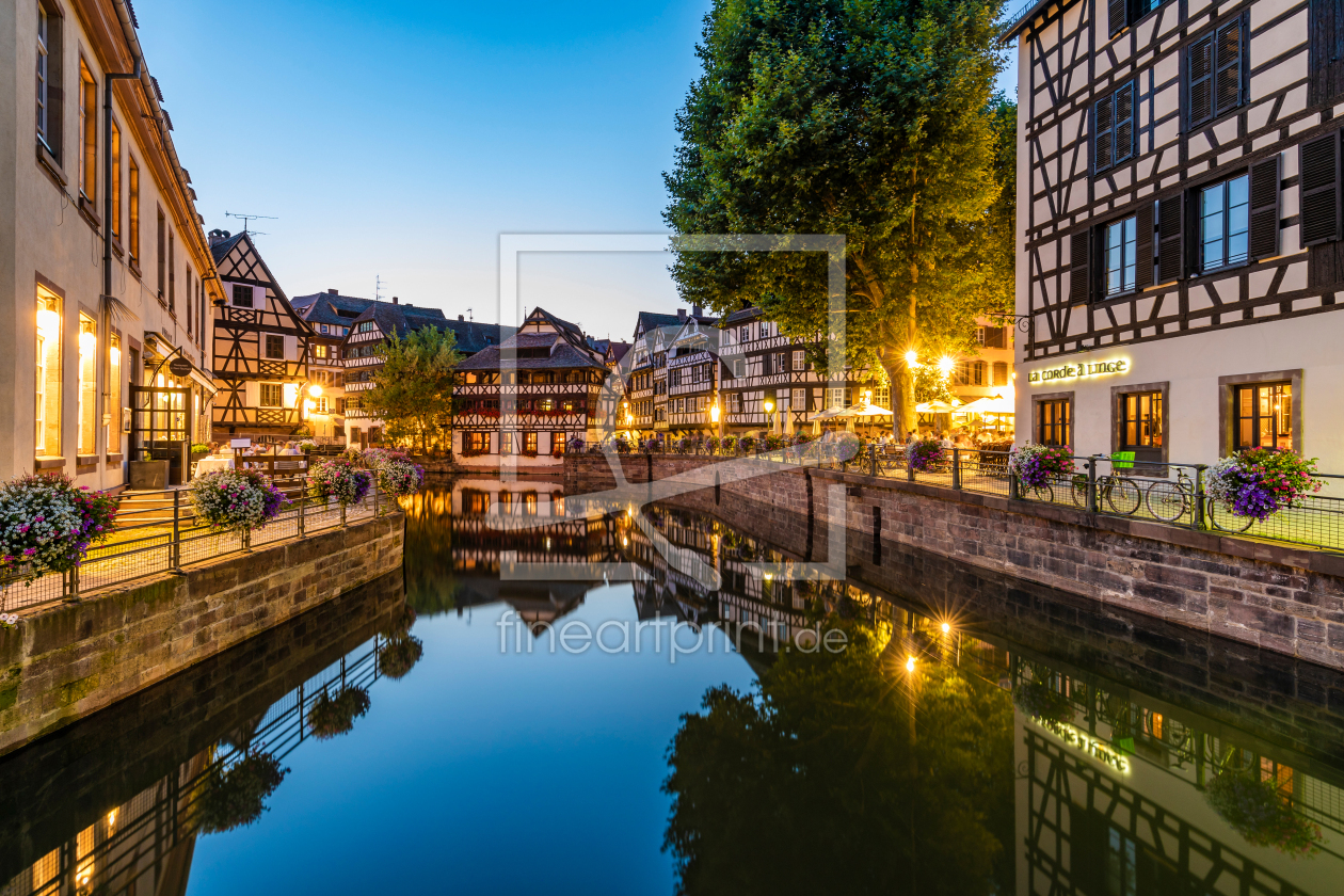 Bild-Nr.: 12505411 Petite France in Straßburg am Abend erstellt von dieterich