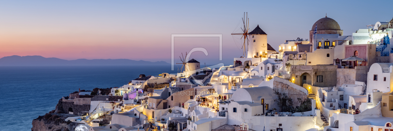 Bild-Nr.: 12512788 Oia Sonnenuntergang Panorama erstellt von eyetronic