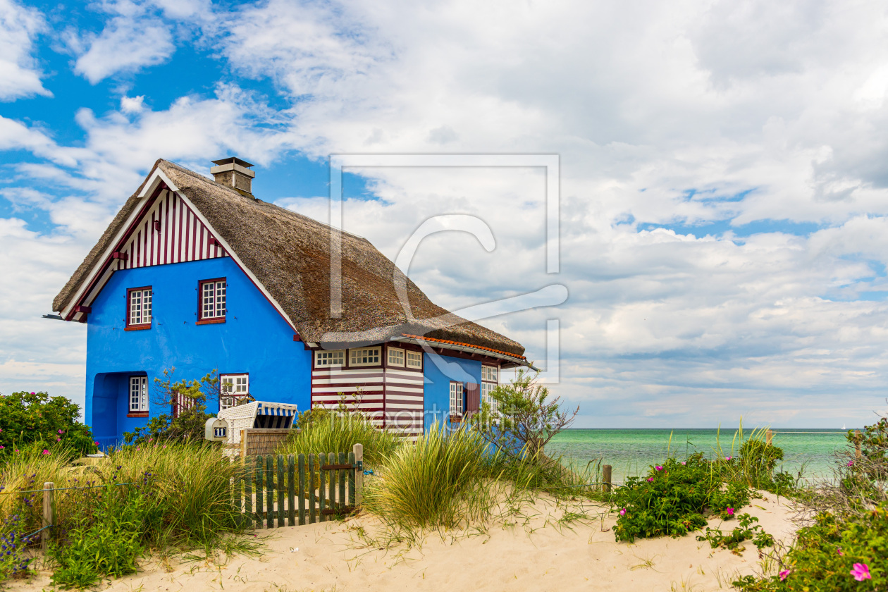Bild-Nr.: 12513383 Blaues Haus am Meer 2 erstellt von Armin Redöhl