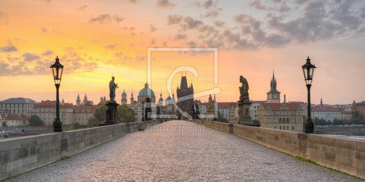 Bild-Nr.: 12521510 Karlsbrücke in Prag erstellt von Michael Valjak