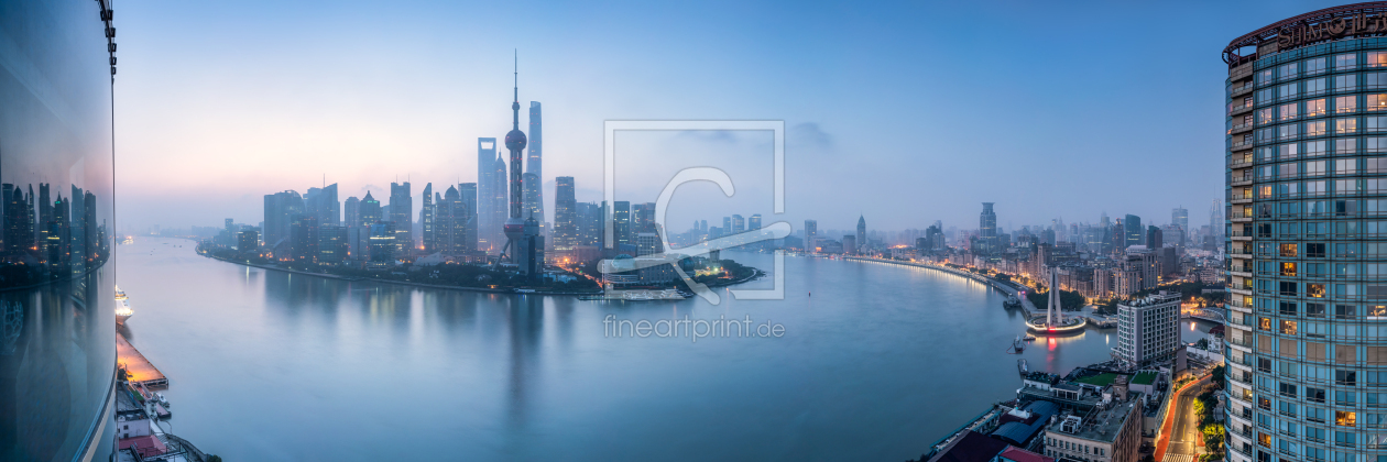 Bild-Nr.: 12543417 Pudong Skyline Panorama in Shanghai erstellt von eyetronic