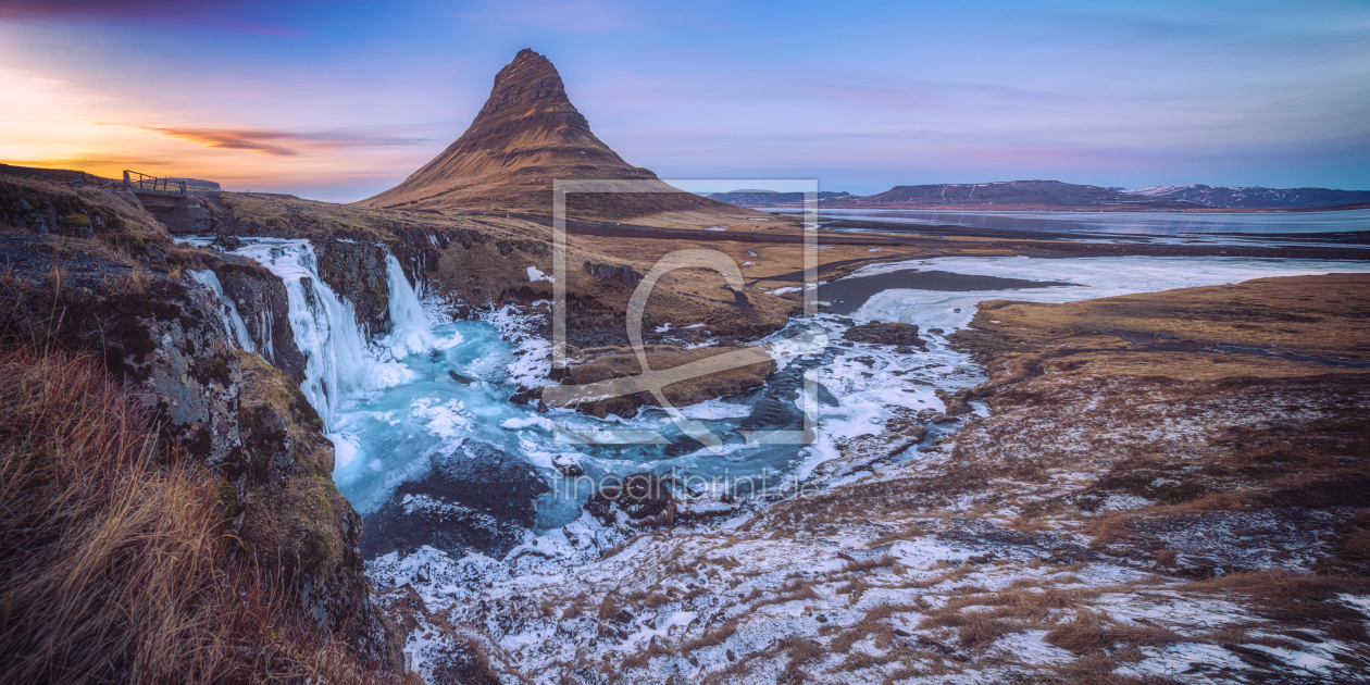 Bild-Nr.: 12546673 Island Kirkjufell Panorama am Abend erstellt von Jean Claude Castor