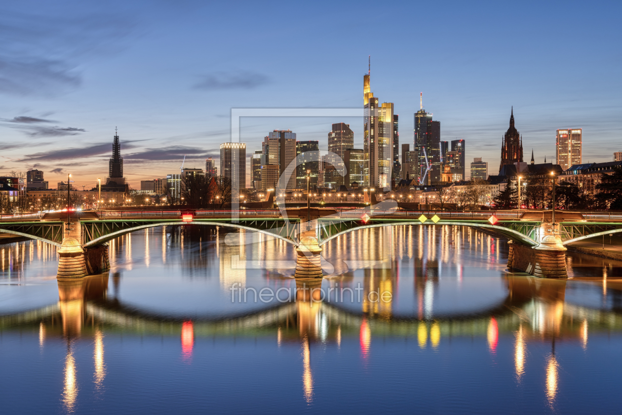 Bild-Nr.: 12566684 Frankfurt am Main am Abend erstellt von Michael Valjak