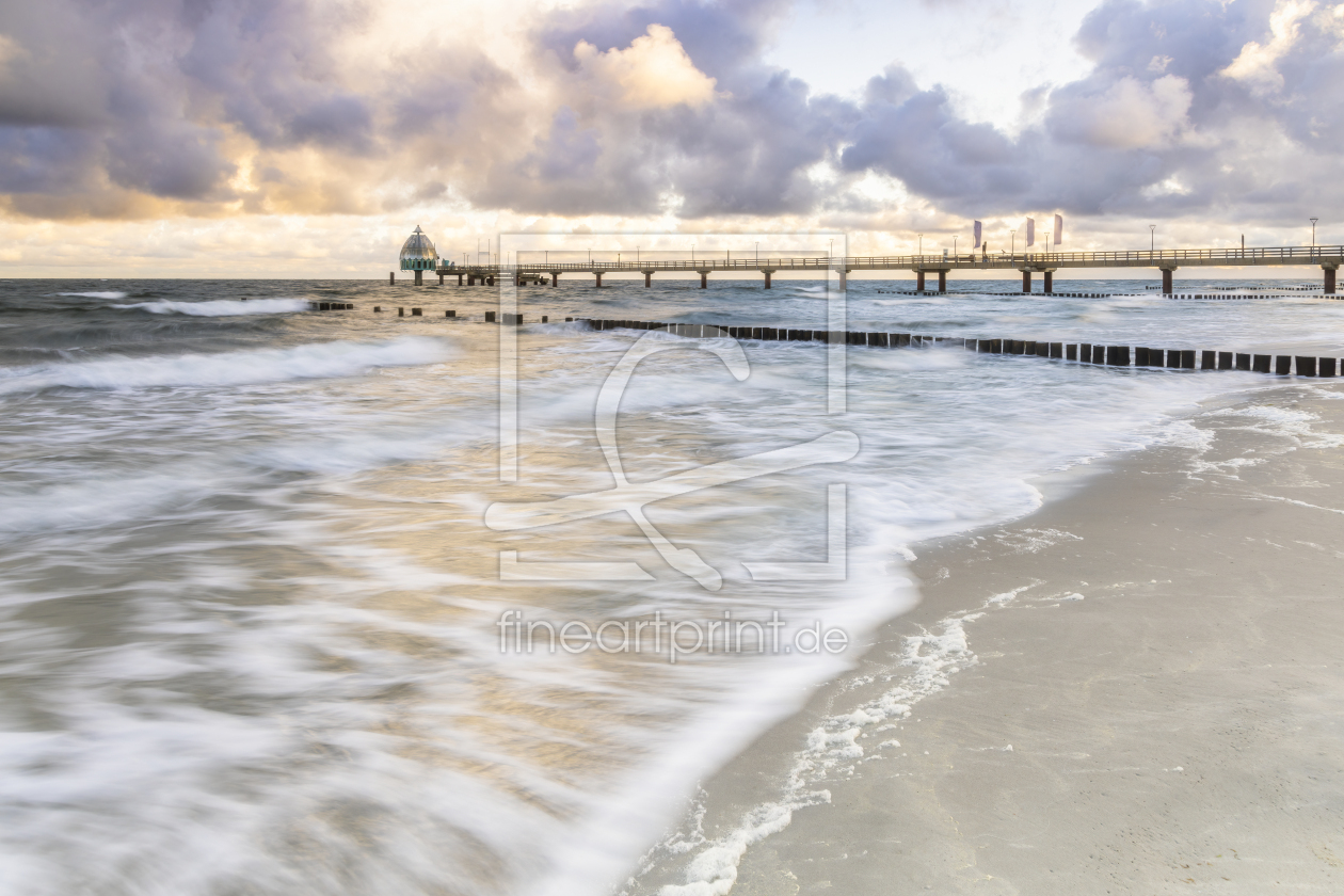 Bild-Nr.: 12572278 Seebrücke Zingst zum Sonnenaufgang erstellt von Daniela Beyer