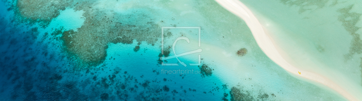 Bild-Nr.: 12572460 Lufaufnahme einer Sandbank auf den Malediven erstellt von eyetronic