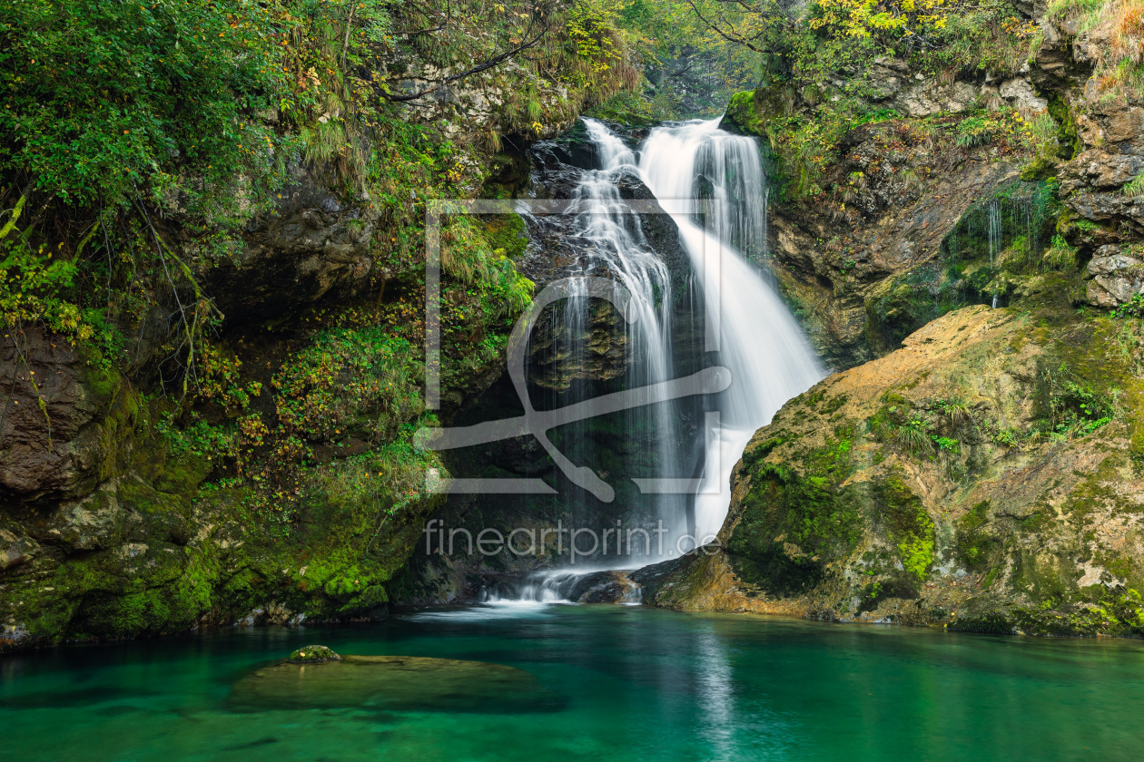 Bild-Nr.: 12575164 Vintgar Wasserfall in Slowenien erstellt von Michael Valjak