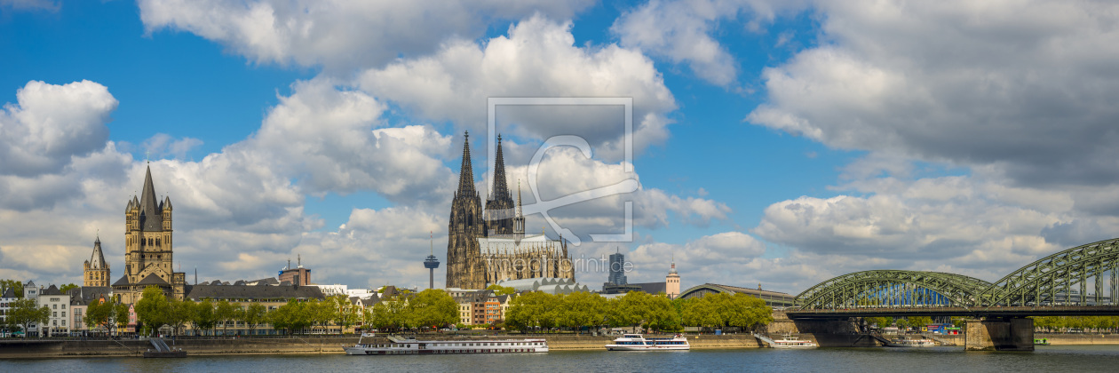 Bild-Nr.: 12575933 Kölner Panorama erstellt von Walter G. Allgöwer