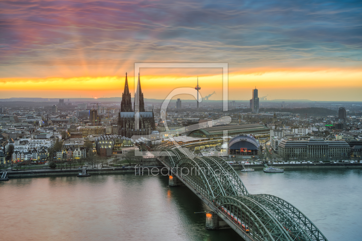 Bild-Nr.: 12579832 Sonnenuntergang in Köln erstellt von Michael Valjak