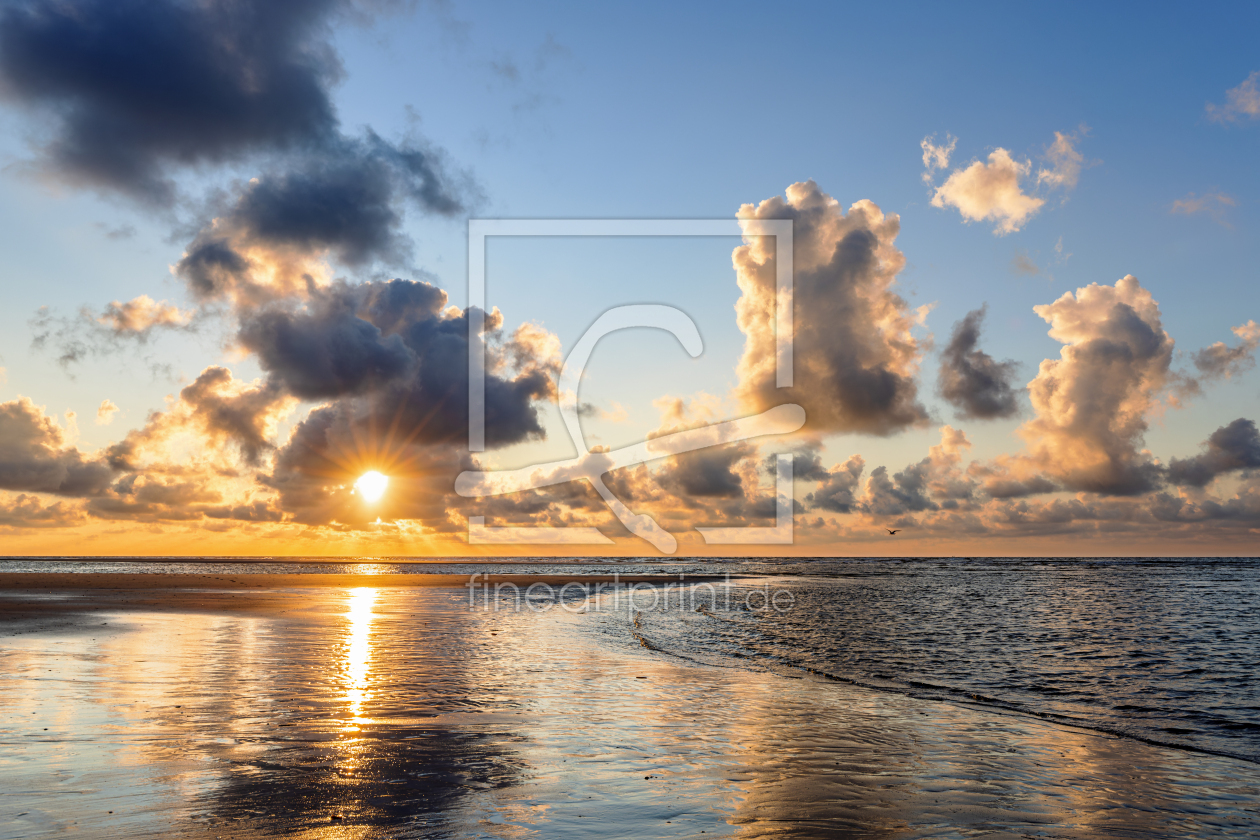 Bild-Nr.: 12582837 Sonnenuntergang an der Nordsee erstellt von DirkR