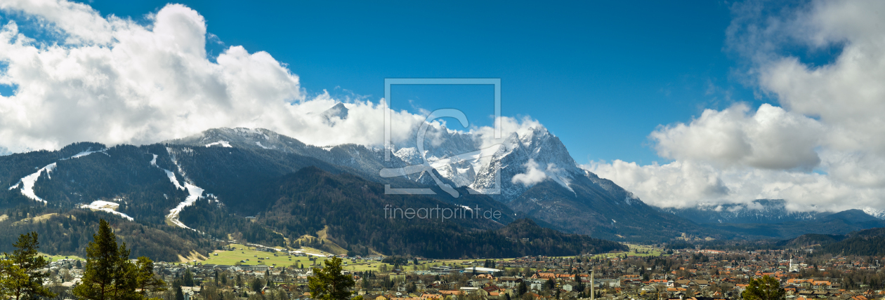 Bild-Nr.: 12585362 Blick über Garmisch Partenkirchen  erstellt von Gregor Handy