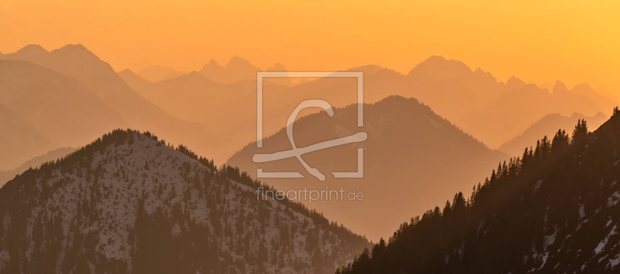 Bild-Nr.: 12586158 Alpensilhouette erstellt von Achim Thomae