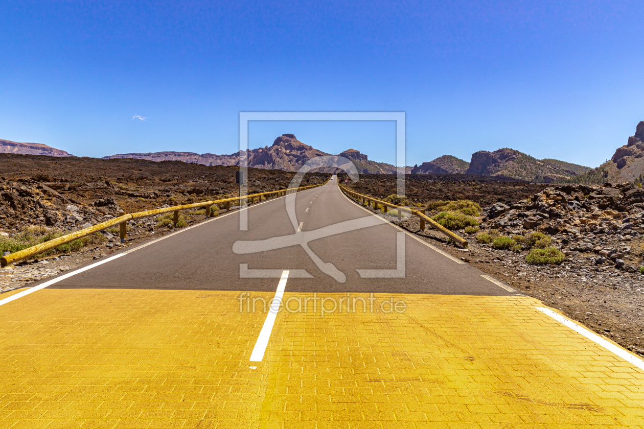 Bild-Nr.: 12590696 Strasse am Mirador de las Narices del Teide erstellt von alexwolff68