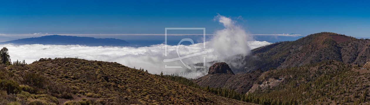 Bild-Nr.: 12590699 Blick über den Wolken nach La Gomera erstellt von alexwolff68