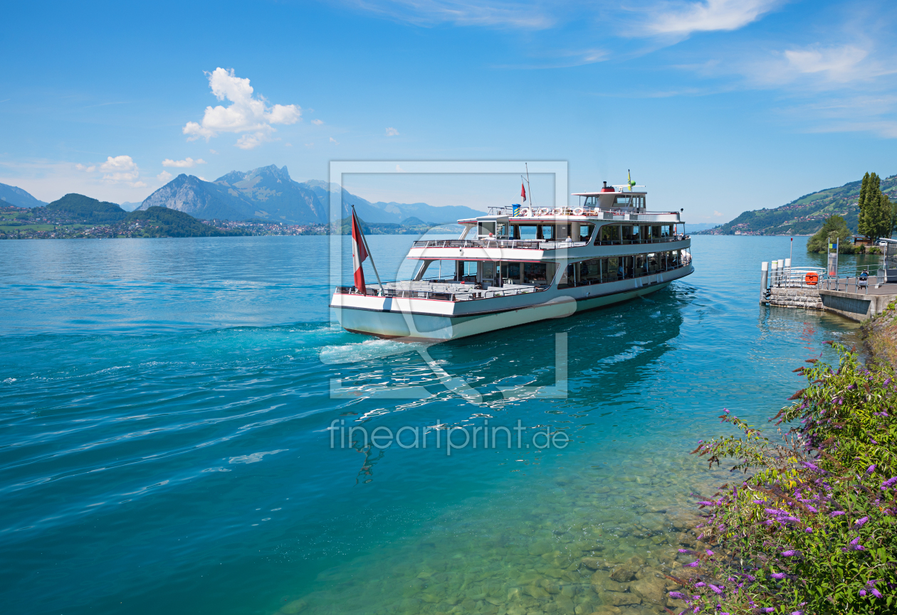 Bild-Nr.: 12591609 Schifffahrt am Thunersee erstellt von SusaZoom