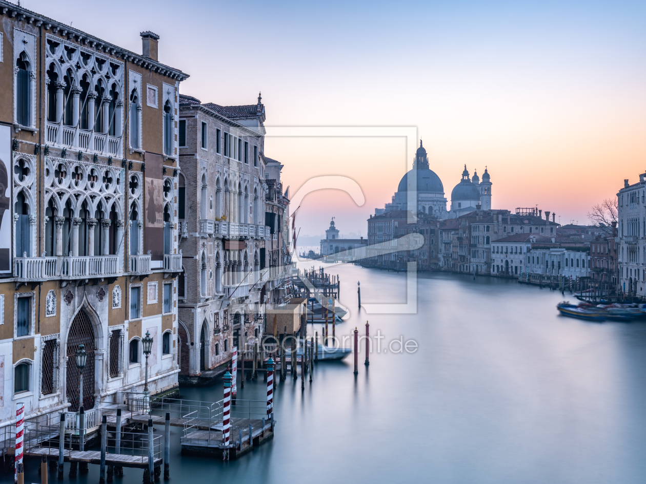 Bild-Nr.: 12600193 Canal Grande in Venedig bei Sonnenaufgang erstellt von eyetronic