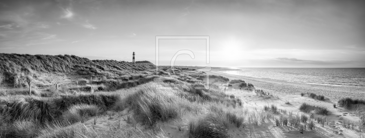 Bild-Nr.: 12601044 Sylt Panorama schwarzweiß erstellt von eyetronic
