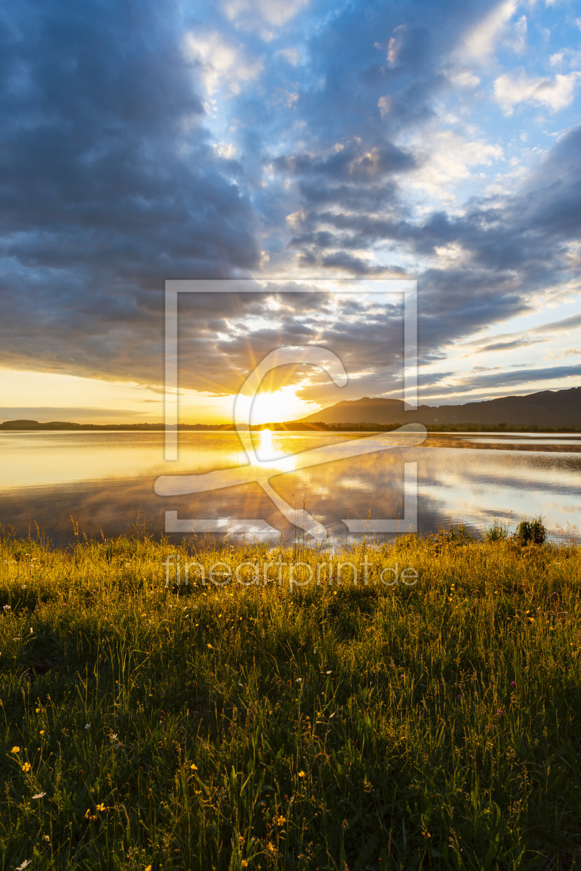 Bild-Nr.: 12613099 Sonnenaufgang am Forggensee erstellt von Walter G. Allgöwer