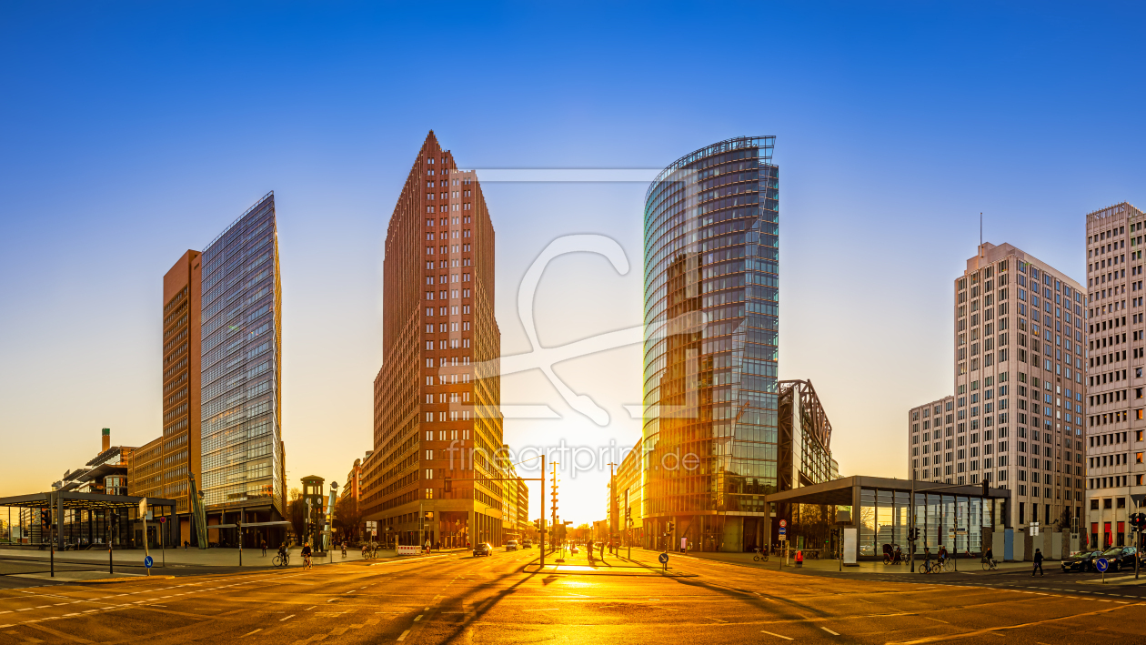 Bild-Nr.: 12613304 sonnenuntergang am potsdamer platz- berlin erstellt von fp