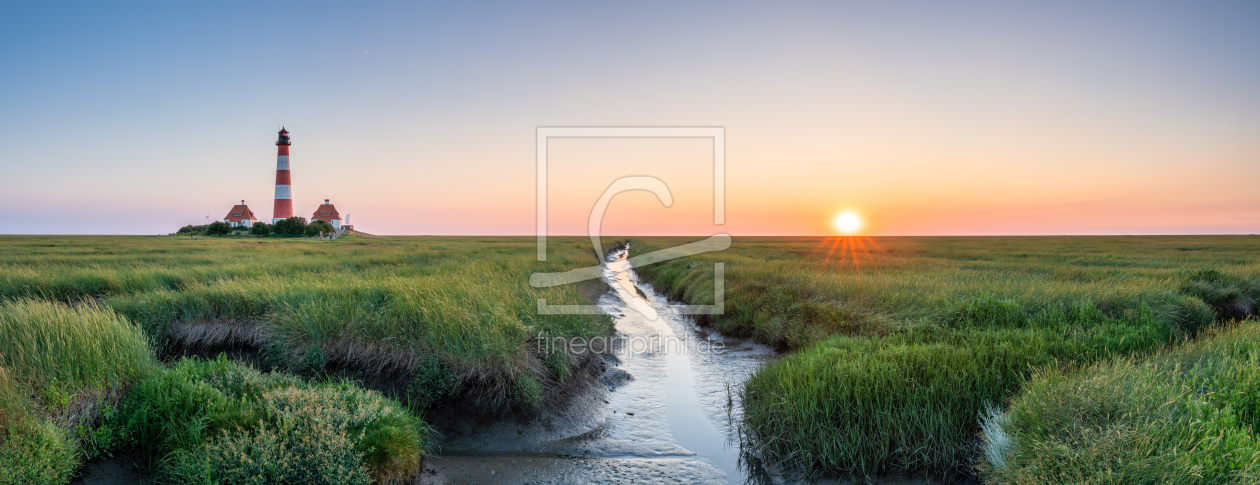 Bild-Nr.: 12613852 Westerheversand Leuchtturm Panorama erstellt von eyetronic